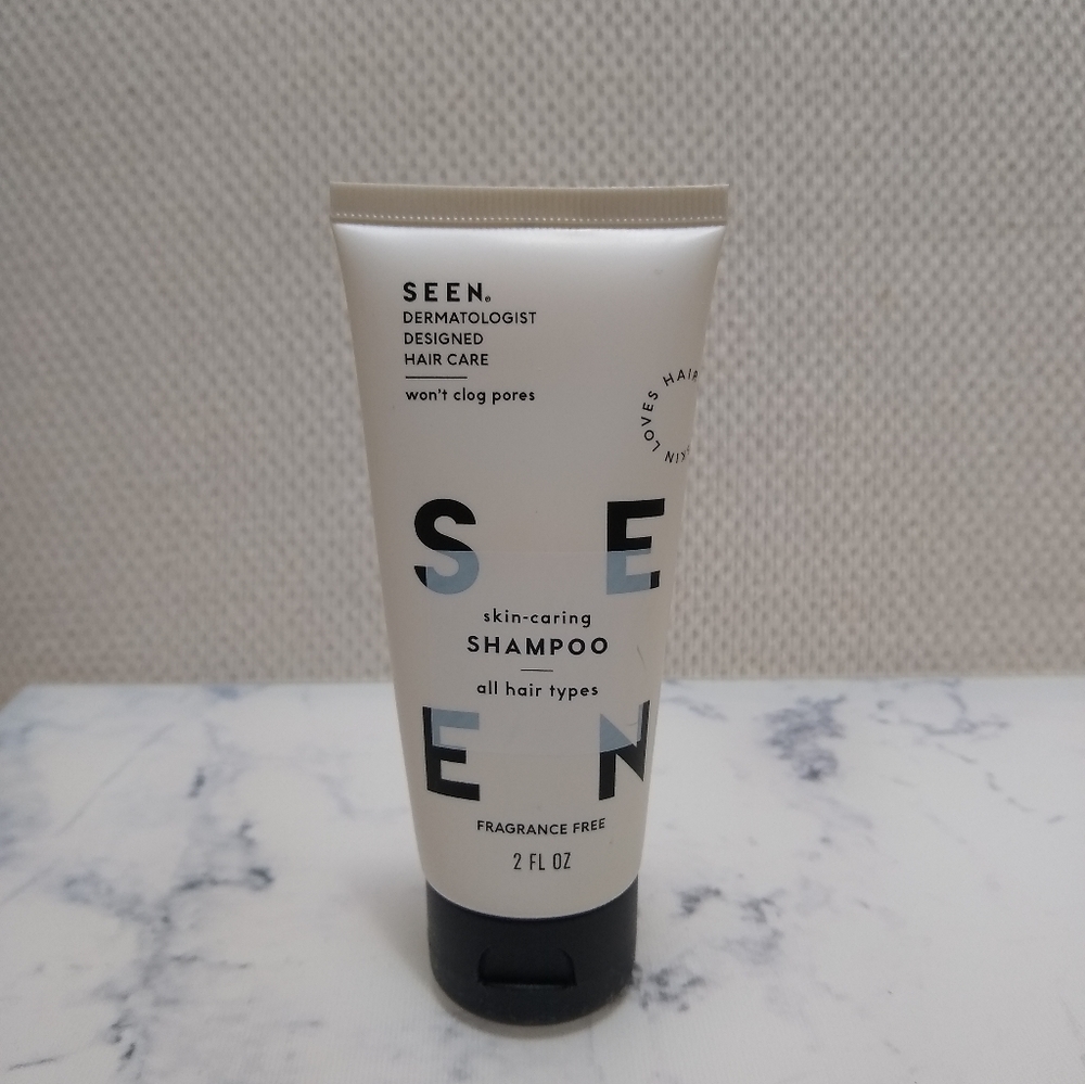 SEEN Skin-Caring Shampoo for All Hair Types Travel Size 2oz Sealed